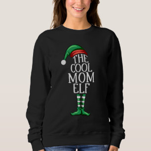 Cool Mom Elf Tee Matching Couple Family Xmas Chris