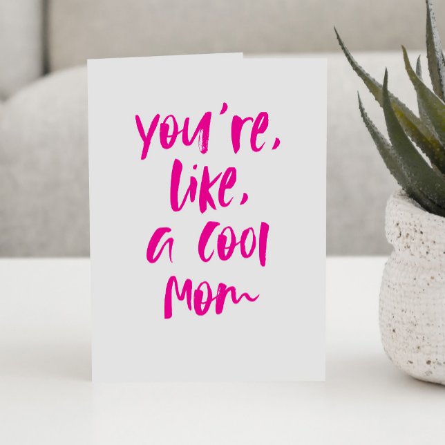 Cool mom fun bold Happy Mother's Day Card (Creator Uploaded)
