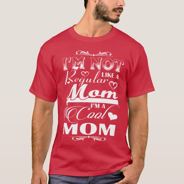 Cool Mom Mother Girl Mom friends T-Shirt (Front)