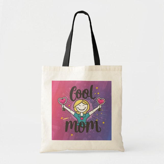 Cool Mom Mother's Day Tote Bag (Front)