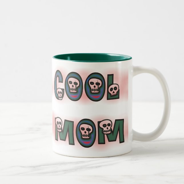 Cool Mom Mugs. Two-Tone Coffee Mug (Right)