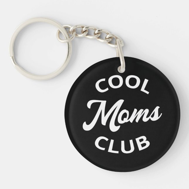 Cool Moms Club I Keychain (Front)