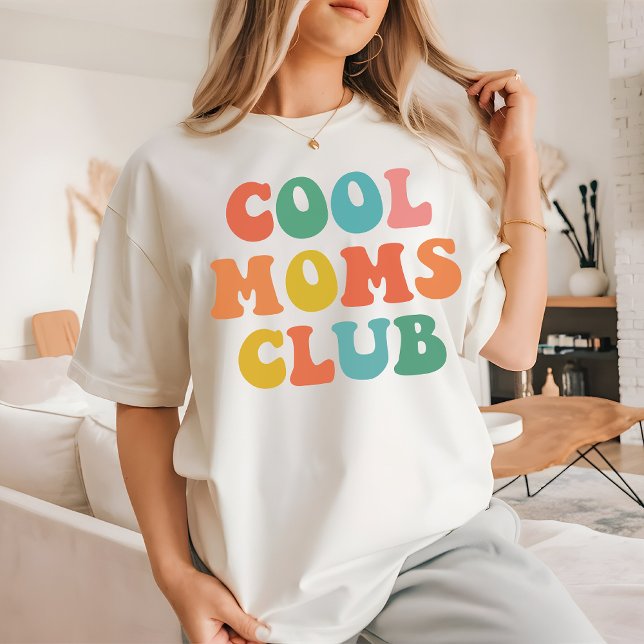 Cool Moms Club Retro Shirt, Best Mom Ever Gift T-Shirt (cool moms club shirt, best mom ever shirt, retro mom tee, vintage mom shirt, mother's day gift,)