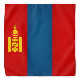 Cool Mongolia Flag Fashion Bandana