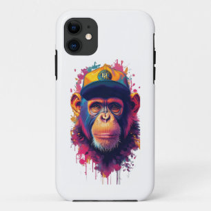 Cool Monkey Hat Mobile Case
