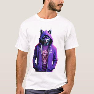 Cool Monkey King with K Logo: Vintage Retro Style T-Shirt