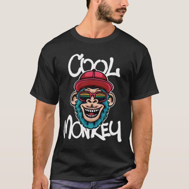 Cool Monkey streetwear T-Shirt (Front)