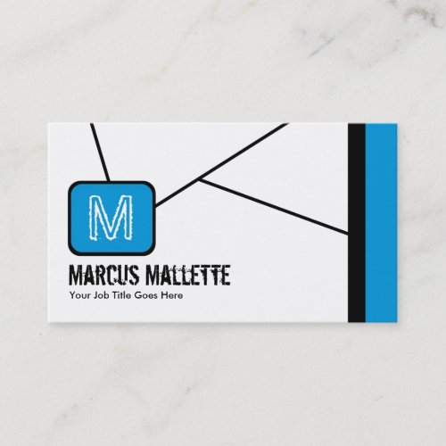 Cool Monogram Business Cards