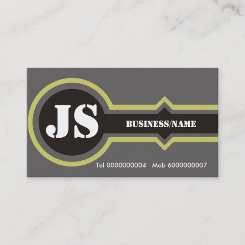 Cool Monogram Business Cards