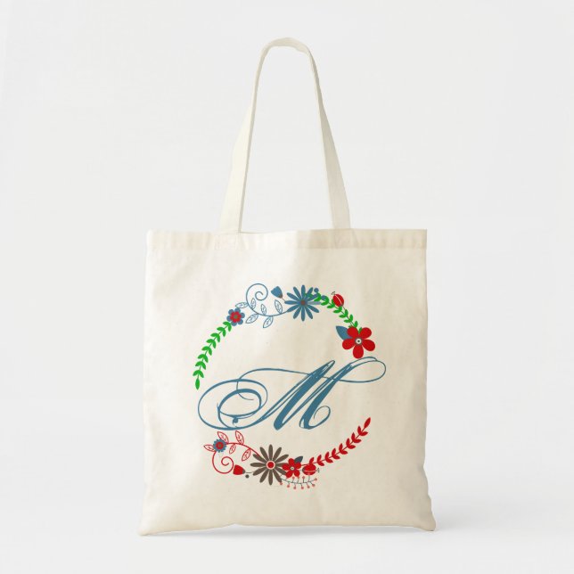 Cool Monogramed Tote  Custom Monogrammed Gifts (Front)