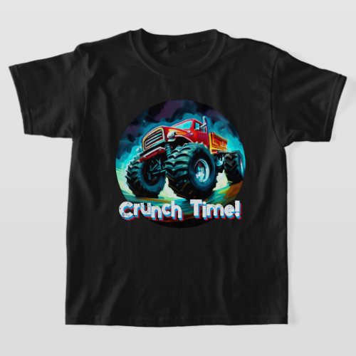 Cool Monster Truck  Crunch Time T_Shirt