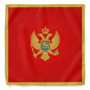 Cool Montenegro Flag Fashion Bandana