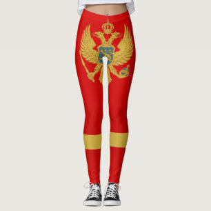 Cool Montenegro Flag Fashion Leggings
