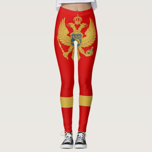 Cool Montenegro Flag Fashion Leggings