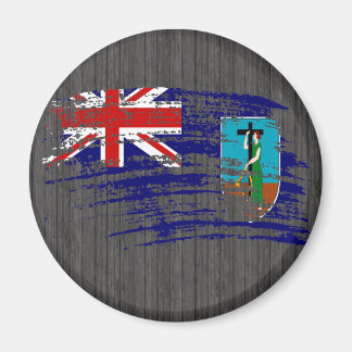 Cool Montserratian flag design Magnet
