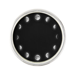 Cool Moon Phases Lapel Pin