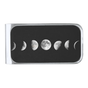Cool Moon Phases Money Clip