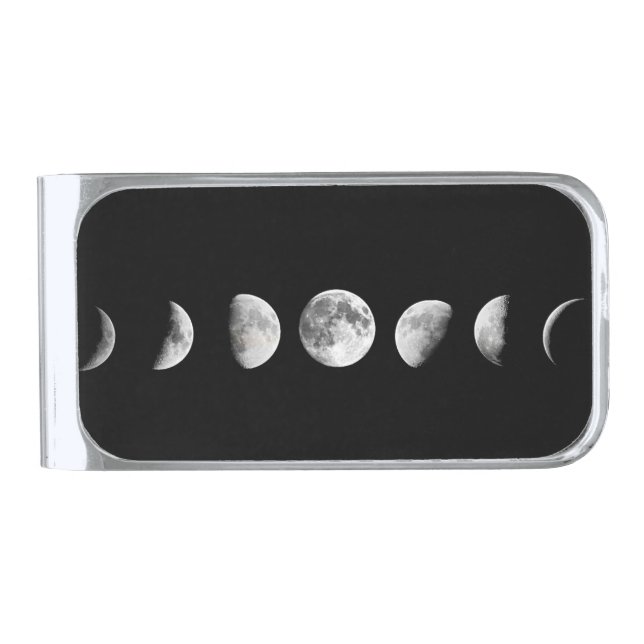 Cool Moon Phases Money Clip (Front)
