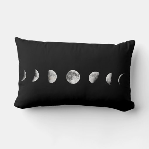 Cool Moon Phases Pillow Lumbar Zazzle