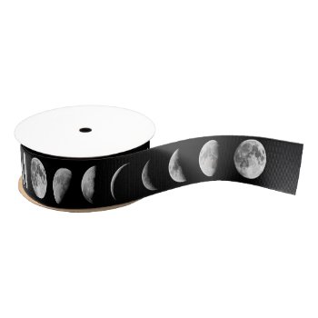 Cool Moon Phases Ribbon by FineDezine at Zazzle