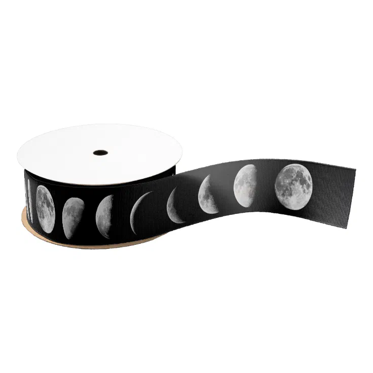 Cool Moon Phases Ribbon Zazzle