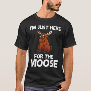 Cool Moose For Men Women Deer Alaska Moose Reindee T-Shirt