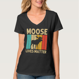 Cool Moose For Men Women Moose Alaska Moose Elk Hu T-Shirt