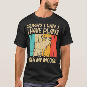 Cool Moose For Men Women Moose Deer Bull Elk 1 T-Shirt