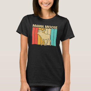 Cool Moose For Women Girls Moose Deer Bull Elk T-Shirt