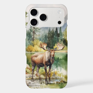 Cool moose lovers add name iPhone 17 pro max case