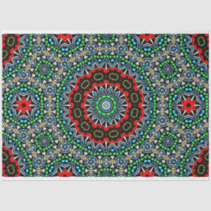 Cool Moroccan Themed Mandala Design Tissue Paper