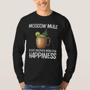 Cool Moscow Mule For Men Women Mug Vodka Cocktail T-Shirt