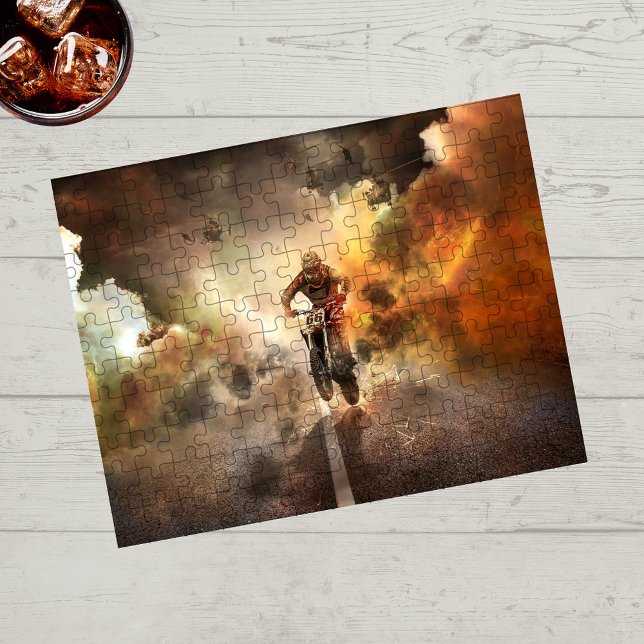 Cool Motocross Bike Highway Jigsaw Puzzle (Creator Uploaded)