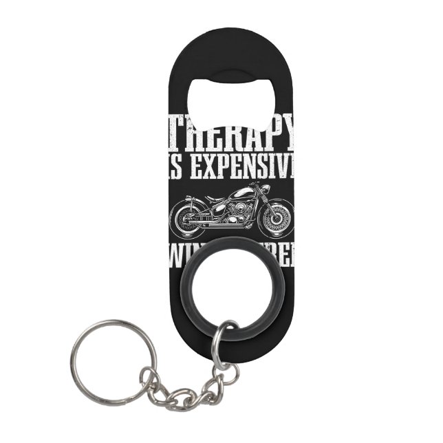 Cool Motorcycle For Men Women Motorcycle Lovers Bi Keychain Bottle Opener (Front)