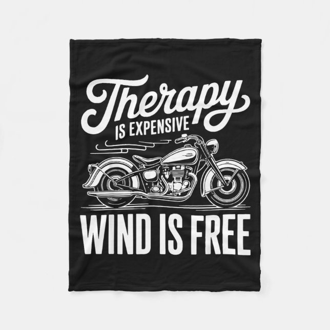 Cool Motorcycle Men Biker Rider Motor Cycle Lovers Fleece Blanket (Front)