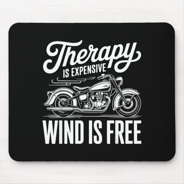 Cool Motorcycle Men Biker Rider Motor Cycle Lovers Mouse Pad (Front)
