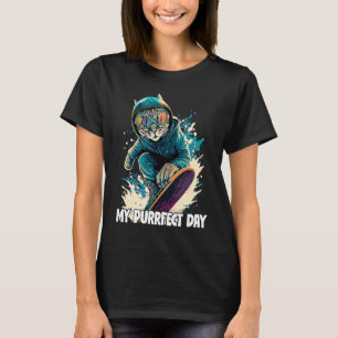 Cool Mountain Skier Snowboard For Men Women Kids S T-Shirt