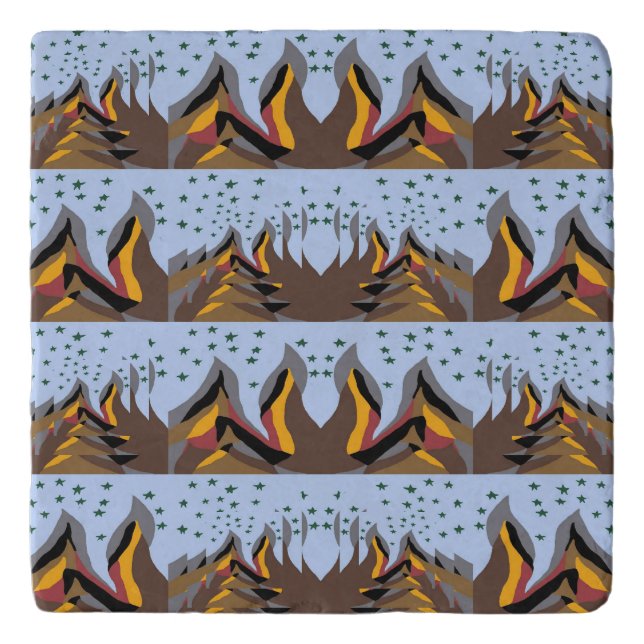 Cool Mountains Trivet (Front)