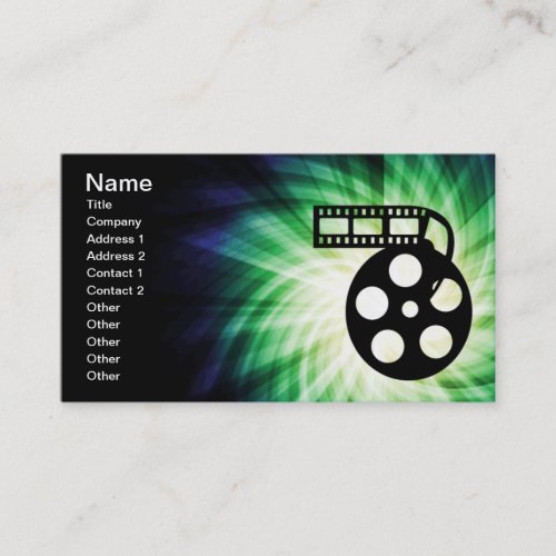 Cool Movie Film Reel Business Card