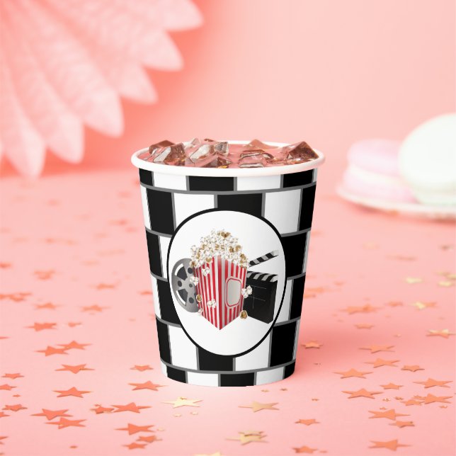 cool movie theater party  paper cups (Insitu)
