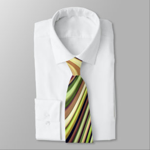 Cool Multi-Color Curvy Lines Neck Tie