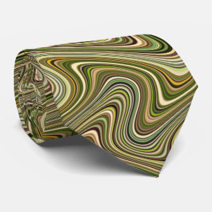 Cool Multi-Color Curvy Lines Tie