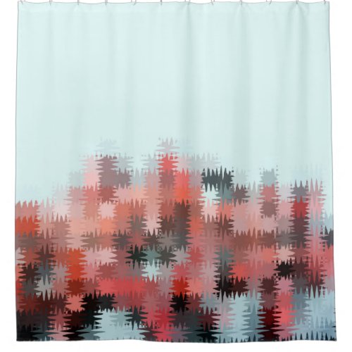 Cool Multi_Color Pattern Shower Curtain