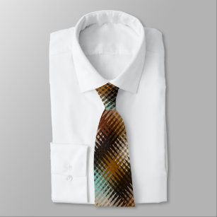 Cool Multi-Color Zigzag Pattern Neck Tie