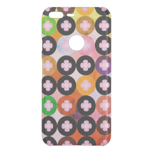 Cool Multi Colored Circles & Pink Clovers Uncommon Google Pixel XL Case