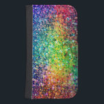 Cool Multicolor Retro Glitter & Sparkles Pattern 2 Galaxy S4 Wallet Case<br><div class="desc">Coll multicolor retro glitter and sparkles pattern 2. If you need any help customizing any of my designs,  contact ArtOnWear designer. Free text formatting with live help available by request.</div>