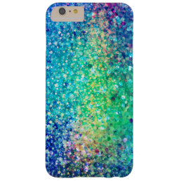 Cool Multicolor Retro Glitter &amp; Sparkles Pattern 3 Barely There iPhone 6 Plus Case