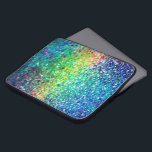 Cool Multicolor Retro Glitter & Sparkles Pattern Laptop Sleeve<br><div class="desc">Coll multicolor retro glitter and sparkles pattern.</div>