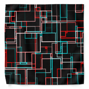 COOL Multicolored Striped Pattern Bandana