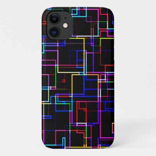 COOL Multicolored Striped Pattern iPhone 11 Case